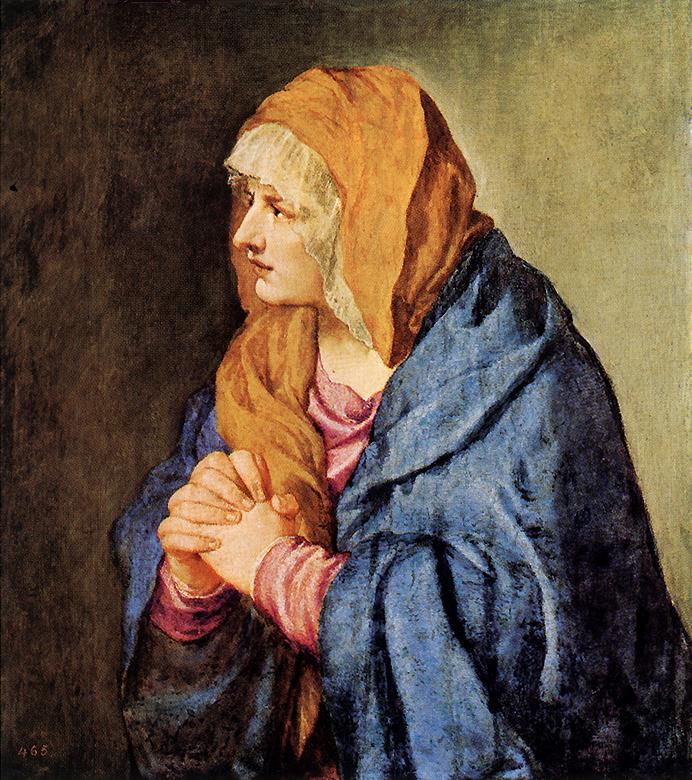 Mater Dolorosa (with clasped hands) wt